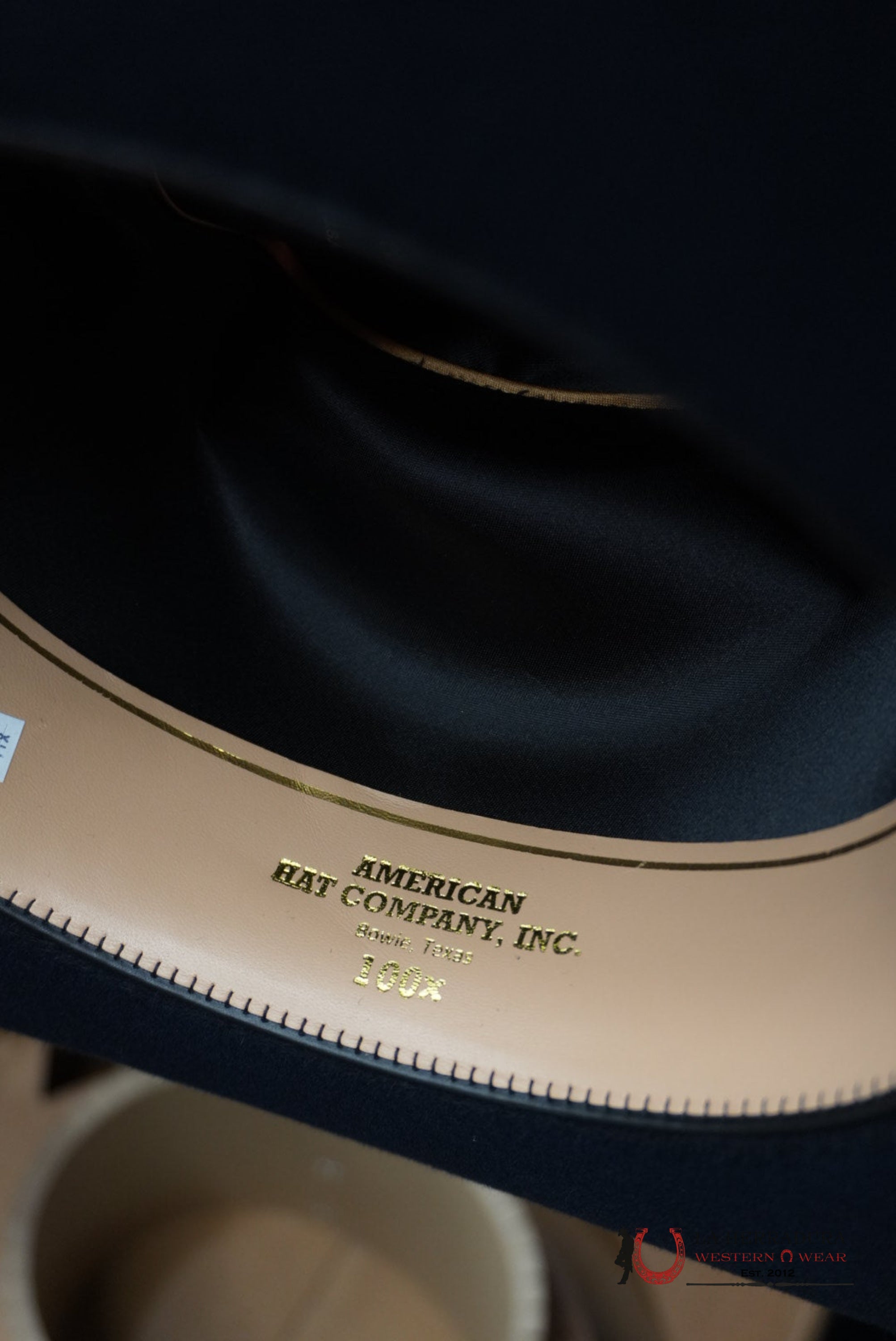 100X American Felt Hat Midnight Blue TEJANA