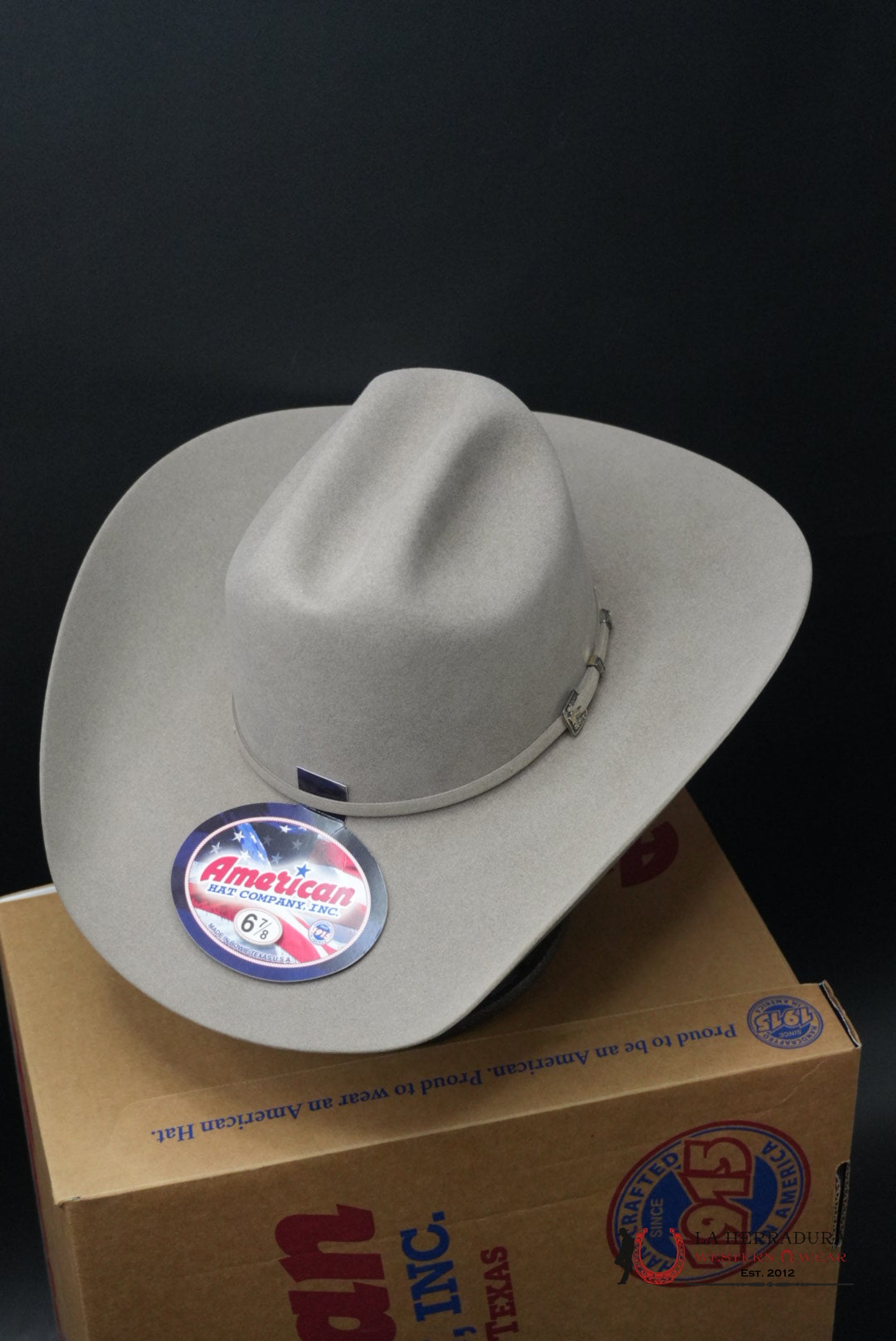100x American Felt Hat Natural TEJANA