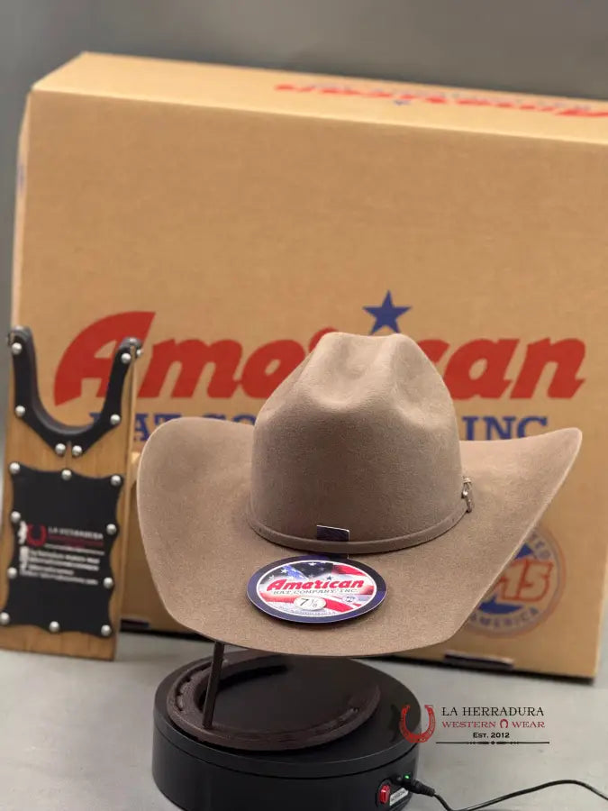 10X American Felt Hat Pecan Tejana