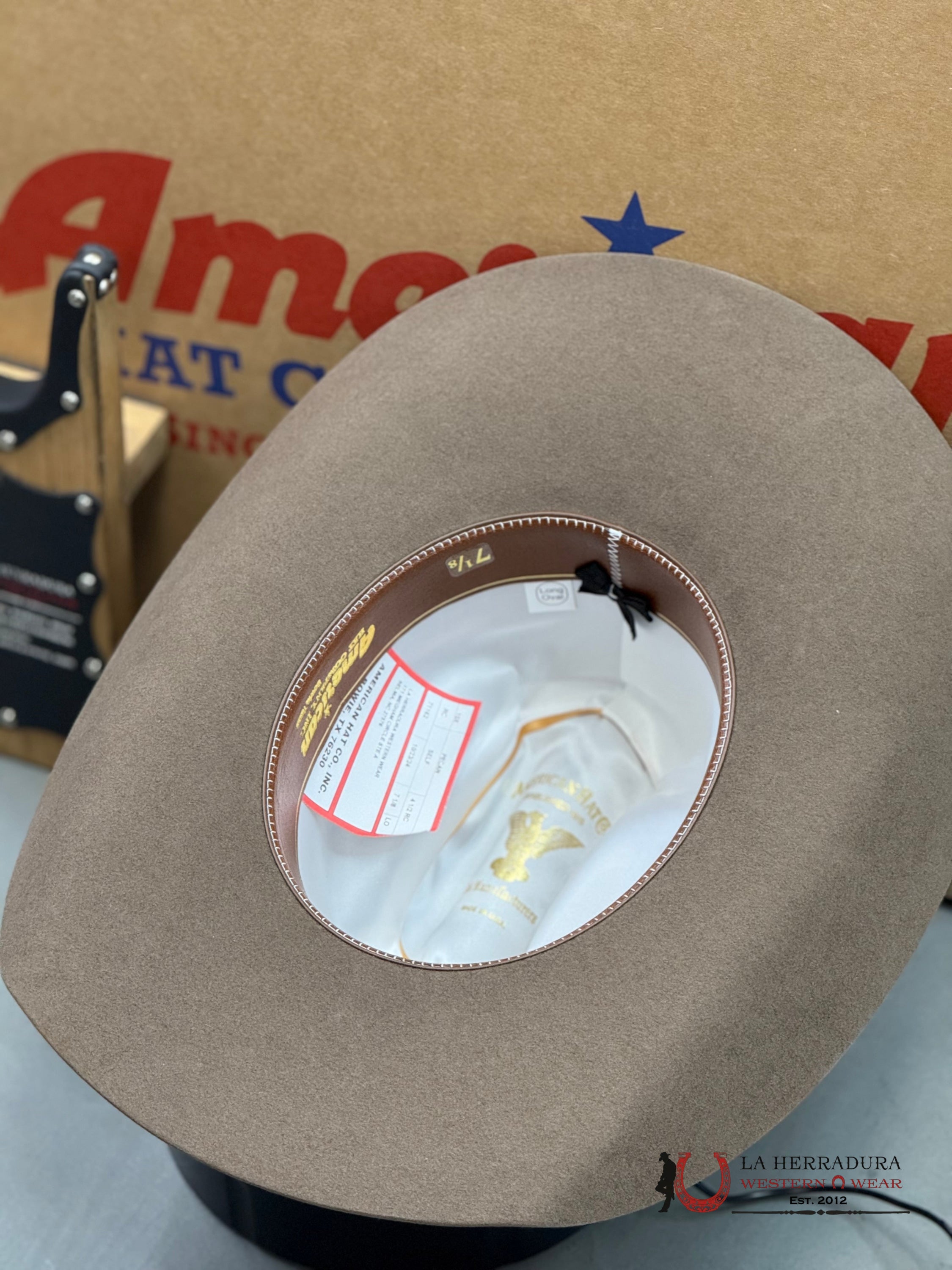 10X American Felt Hat Pecan Tejana