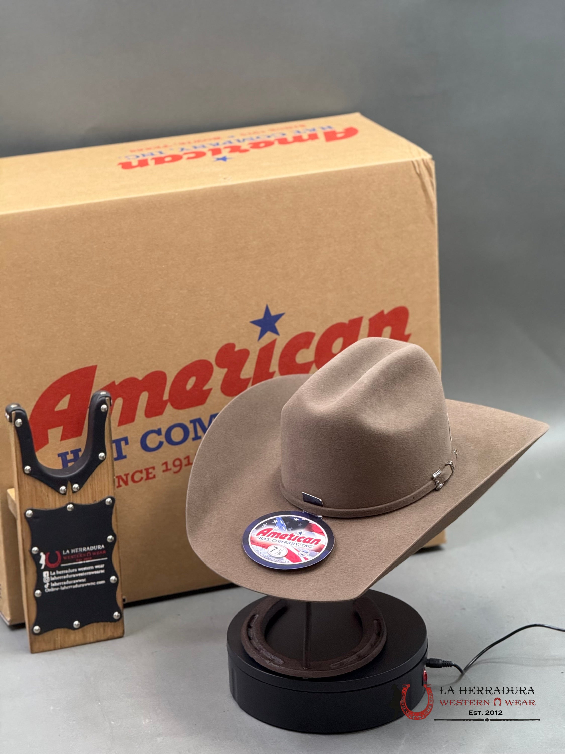 10X American Felt Hat Pecan Tejana
