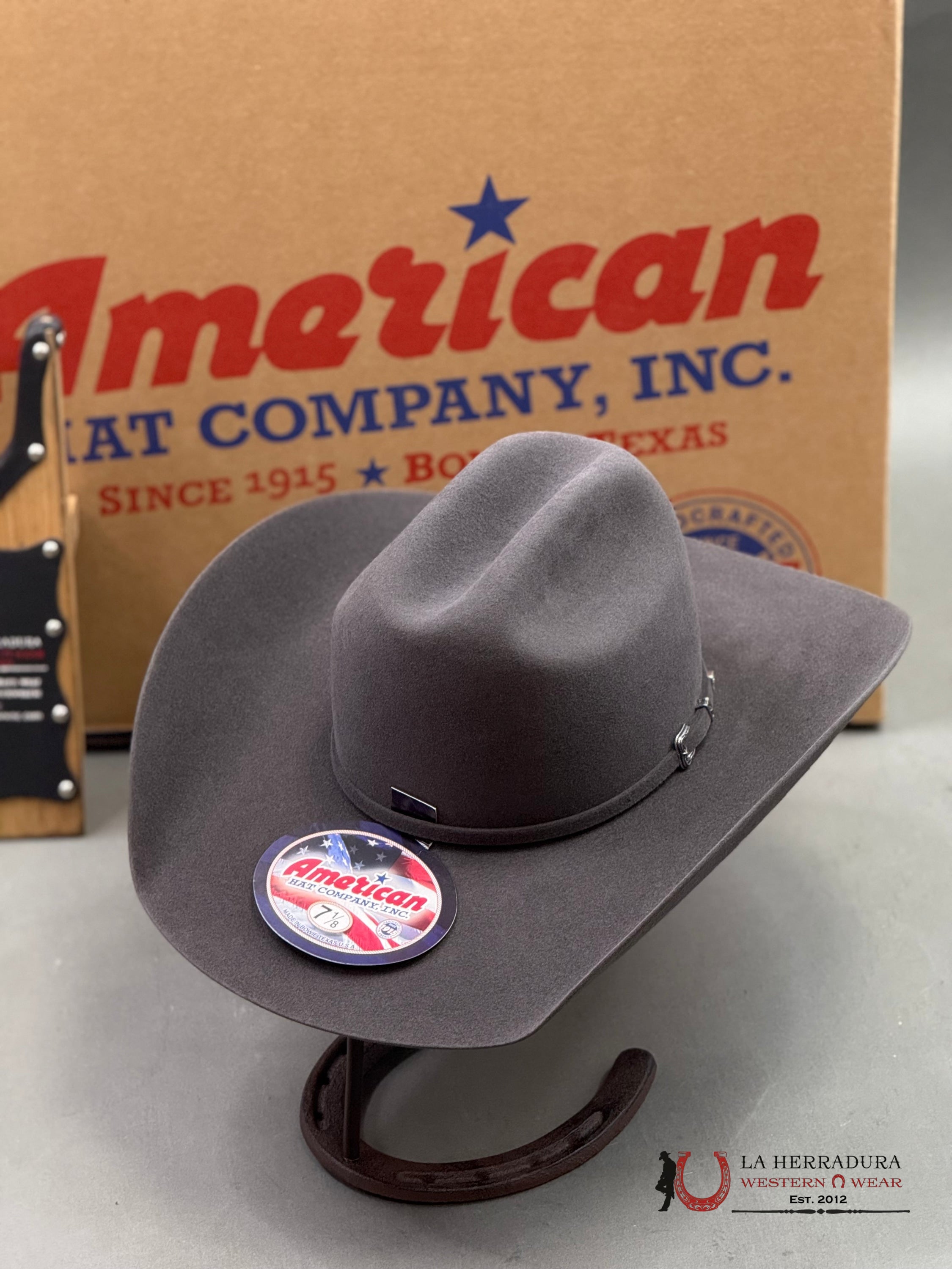 10X American Felt Hat Steel Tejana