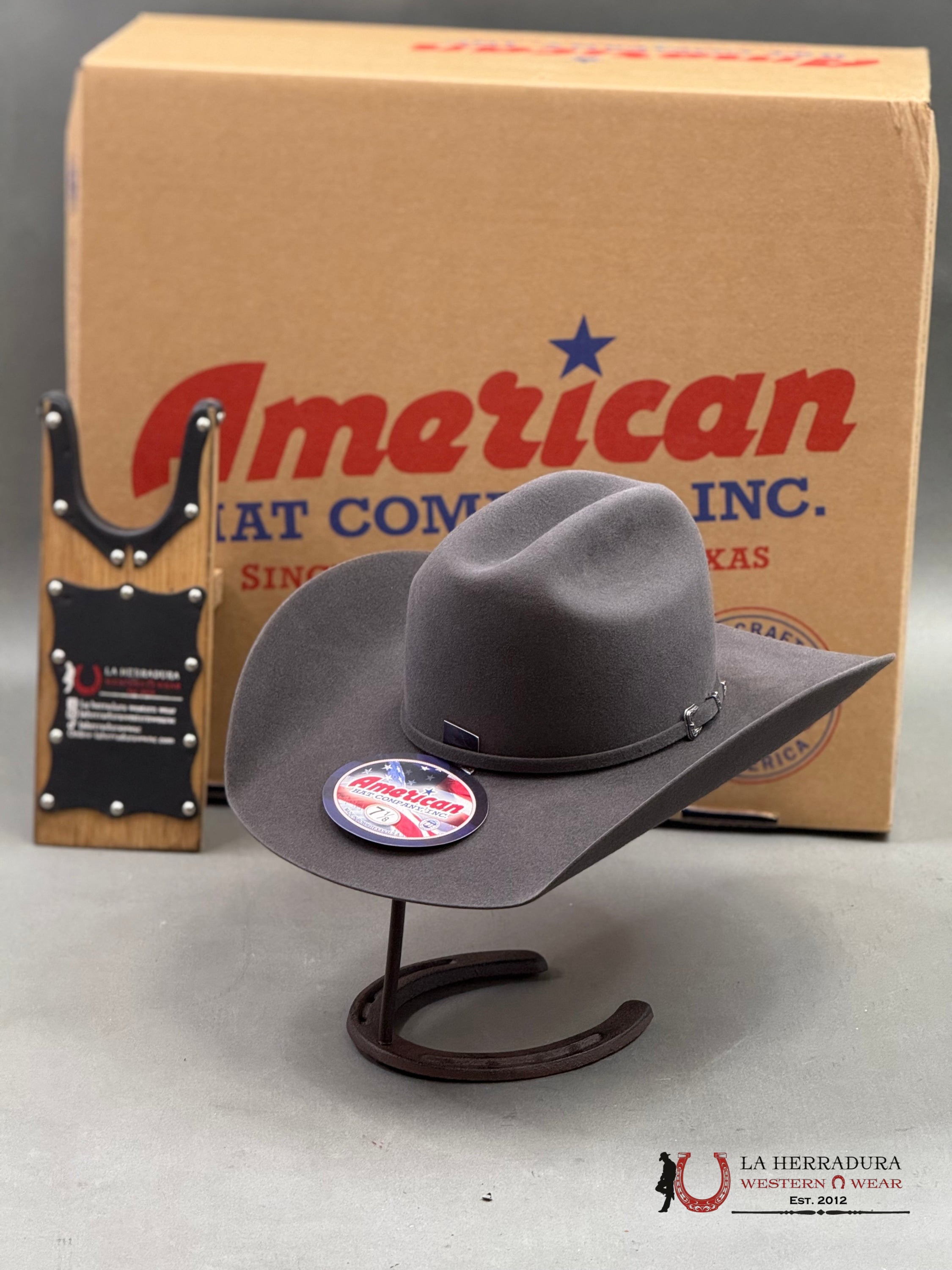 10X American Felt Hat Steel Tejana