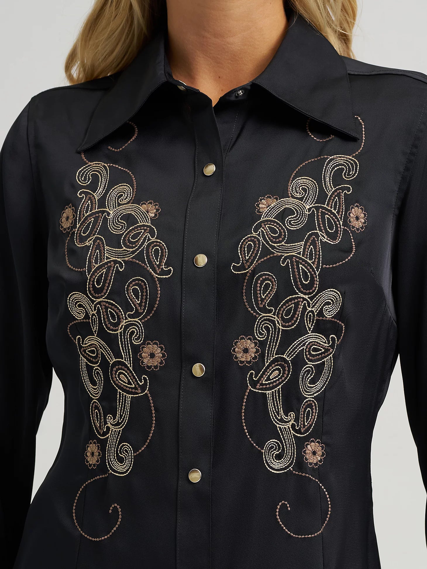WRANGLER  WOMEN SHIRT BLACK LAINEY WILSON 112373689