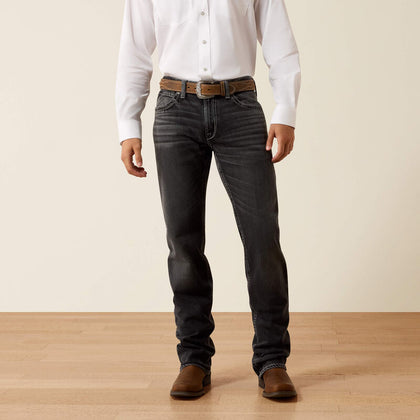 ARIAT MEN M4 RELAXED BOOTCUT BLACK WASH RAMIRO 10079035
