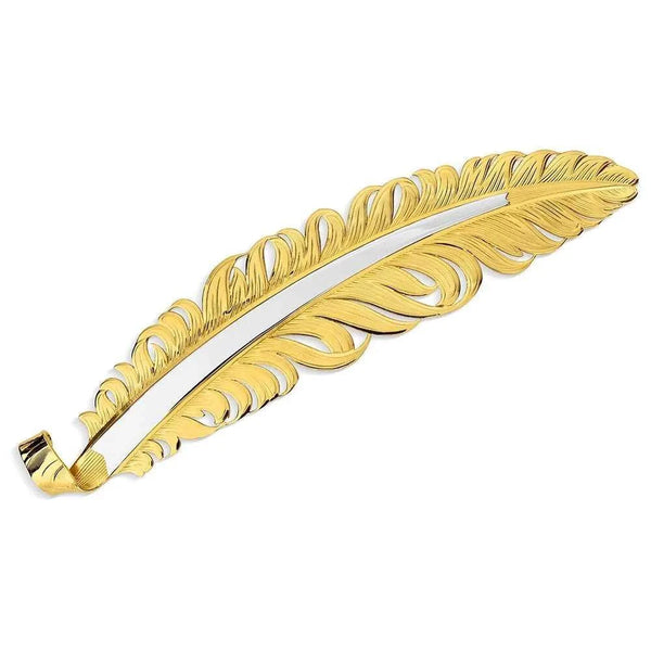 MONTANA HAT FEATHER PLATEADO CON DORADO SIN LETRAS 