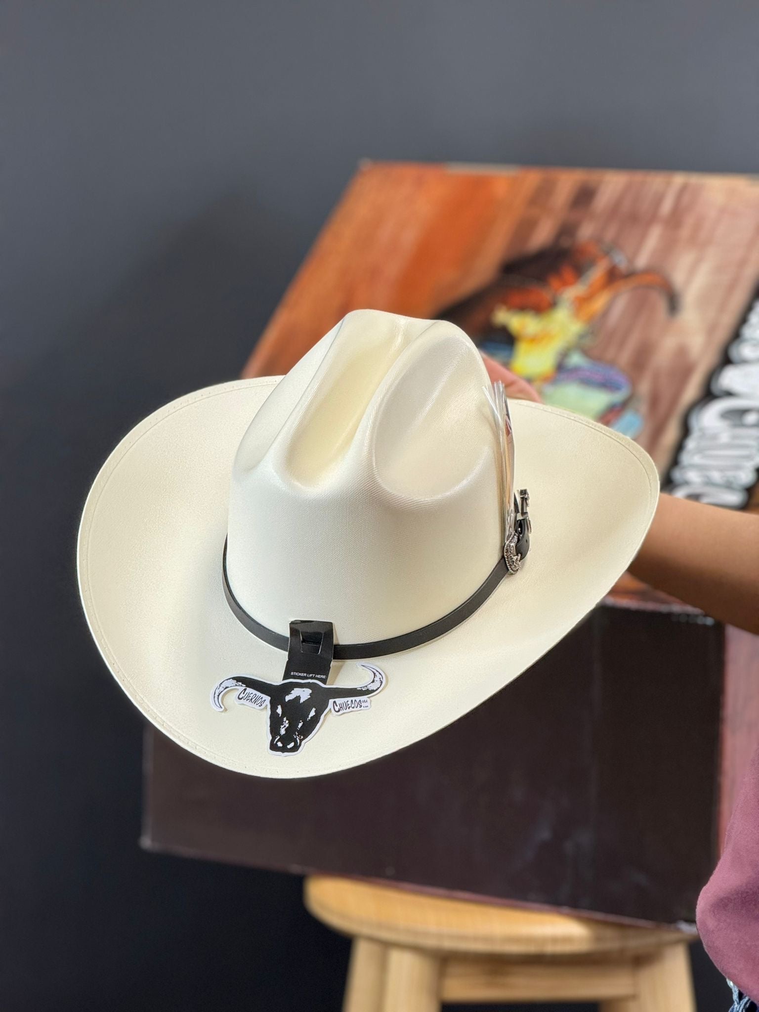 CUERNOS CHUECOS 5000X LIMITED EDITION STRAW HAT RANCHERA ATEJANADA