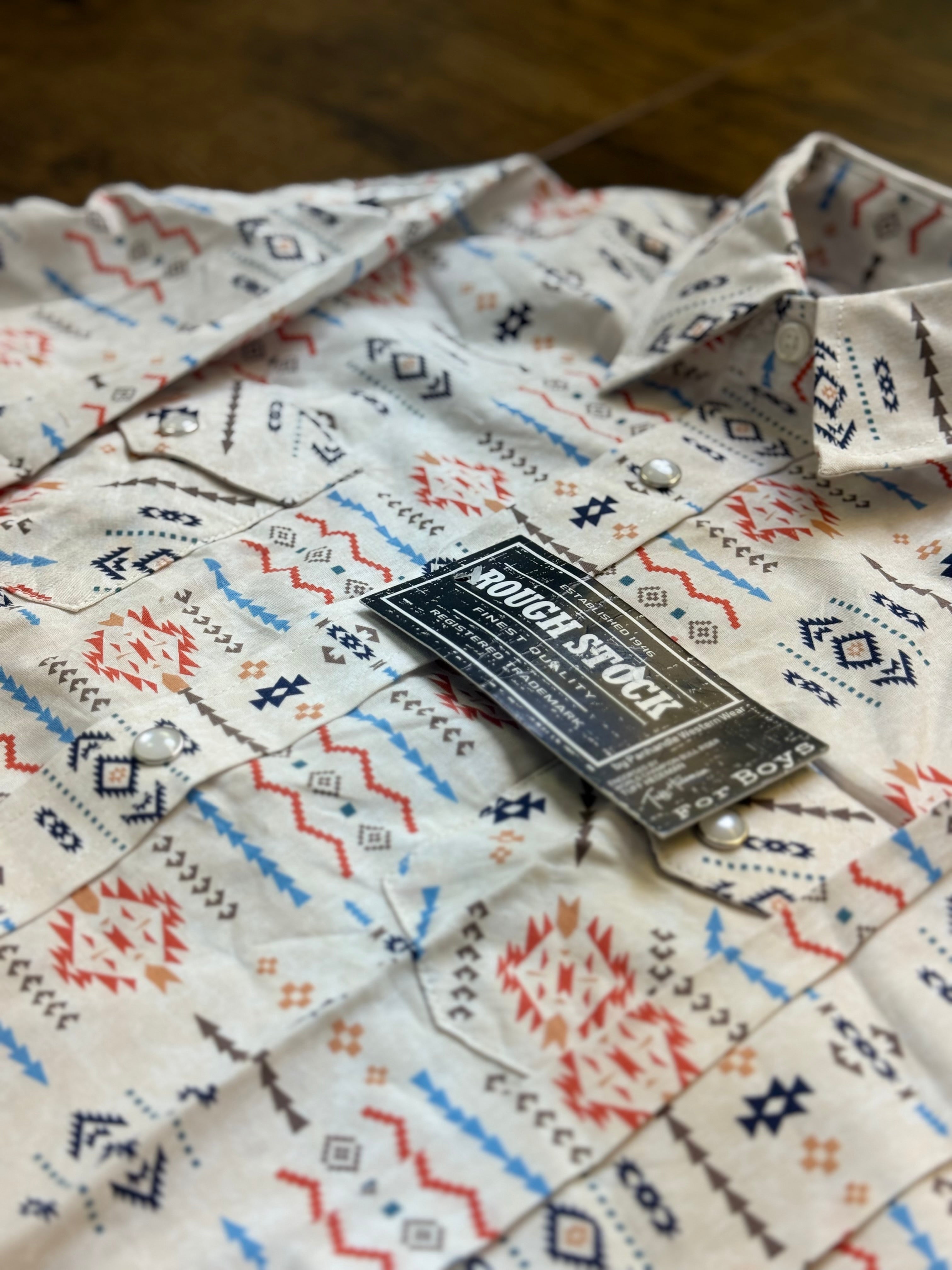 PANHANDLE KIDS SHIRT LONG SLEEVE ORANGE RSBSOSRZDL