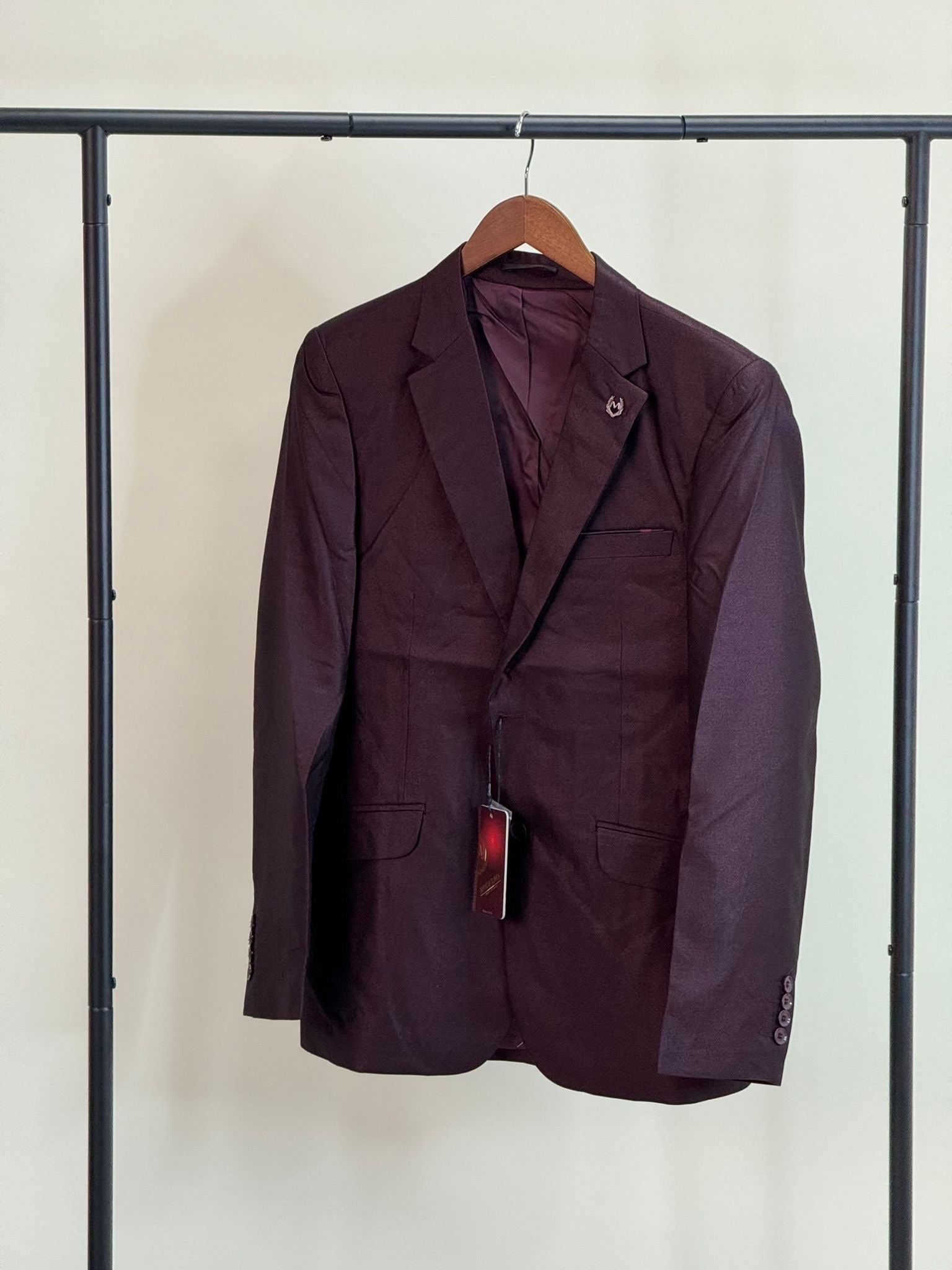 MODERNO BURGUNDY BLAZER