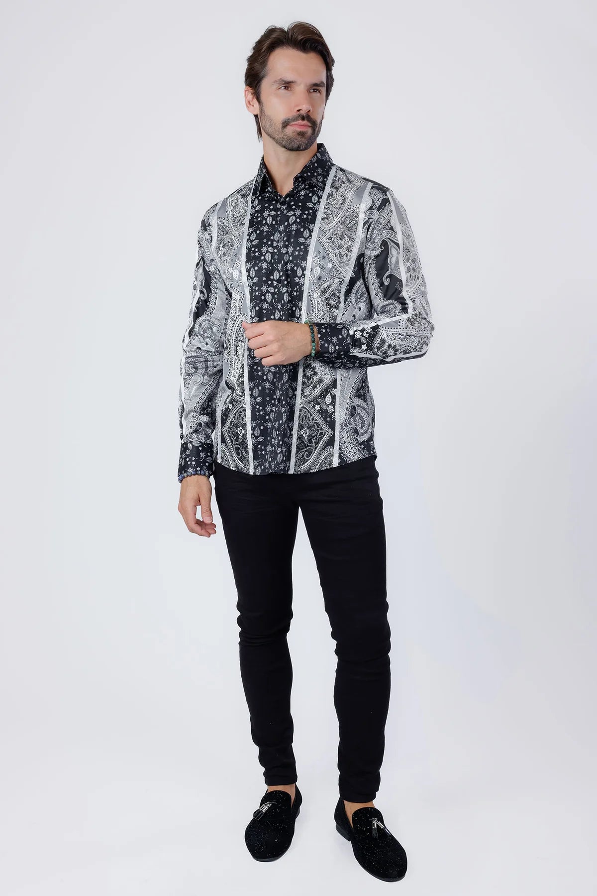 BARABAS BLACK OWL PR01 LONG SLEEVE SHIRT