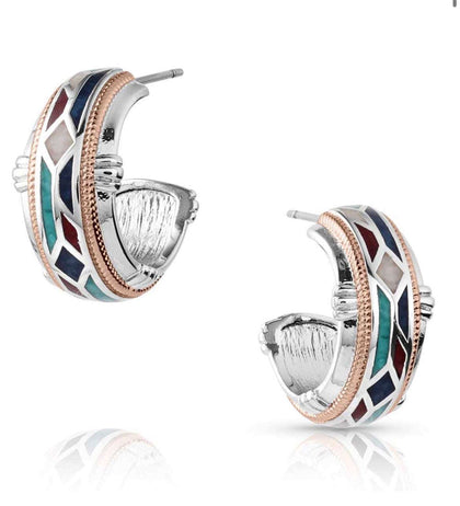 Montana Silversmith Aros de Mosaico Occidental