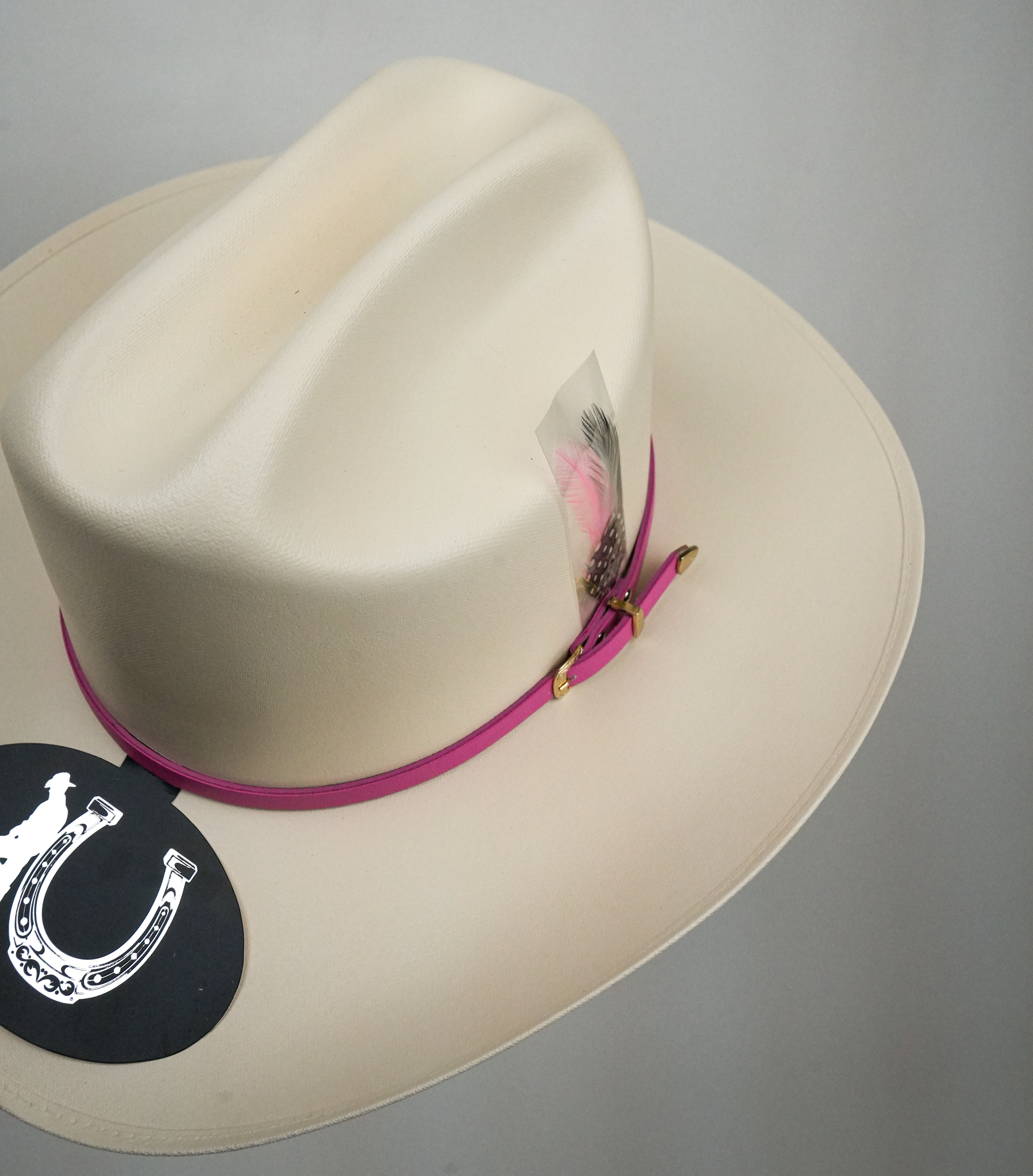 LA HERRADURA MUJER 5000X ROSAS COPA CHICA ALA 3 1/2 ESTILO SINALOA