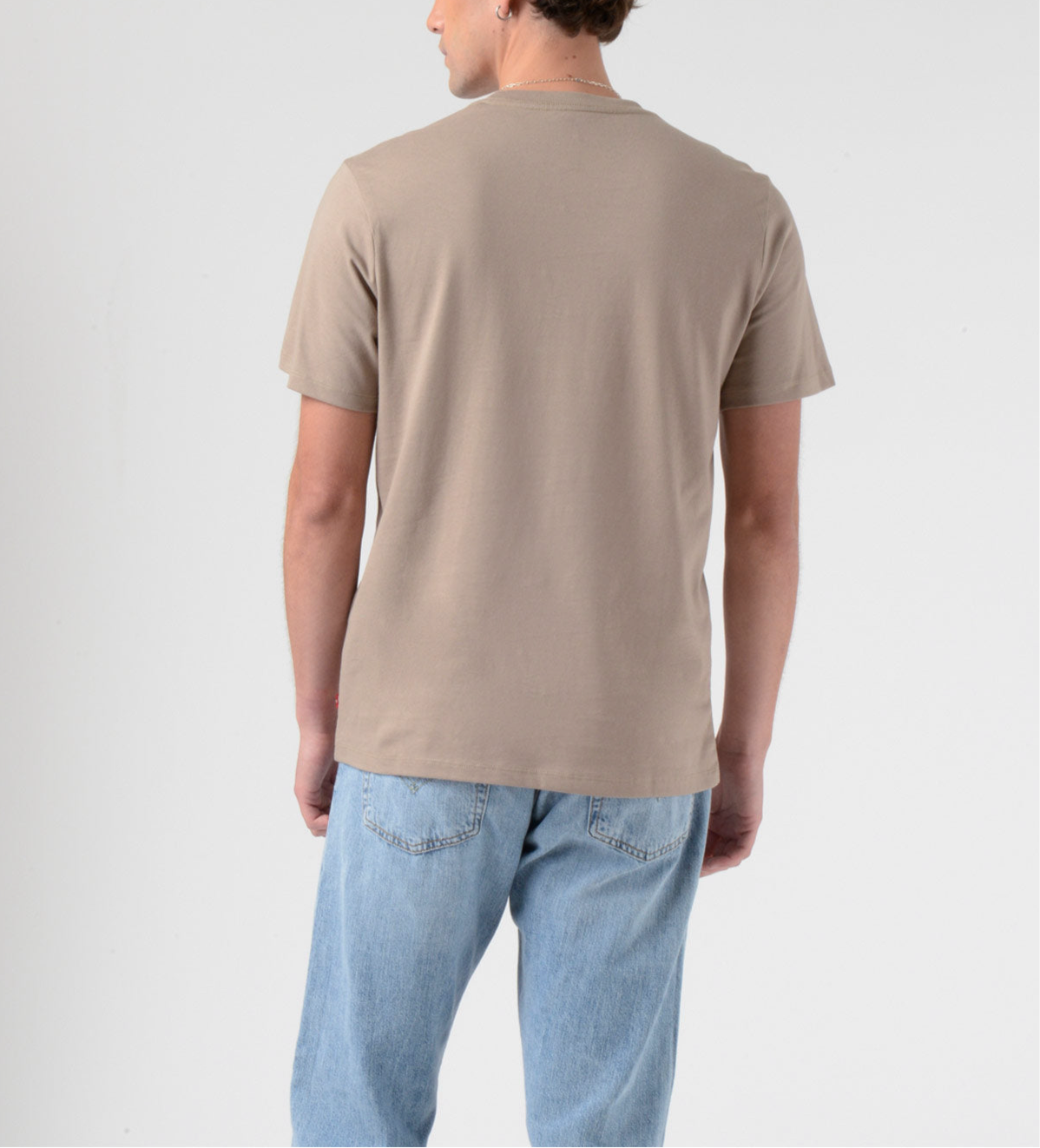 LEVI'S MENS SHORT SLEEVE T-SHIRT LIGHT BROWN 224911956