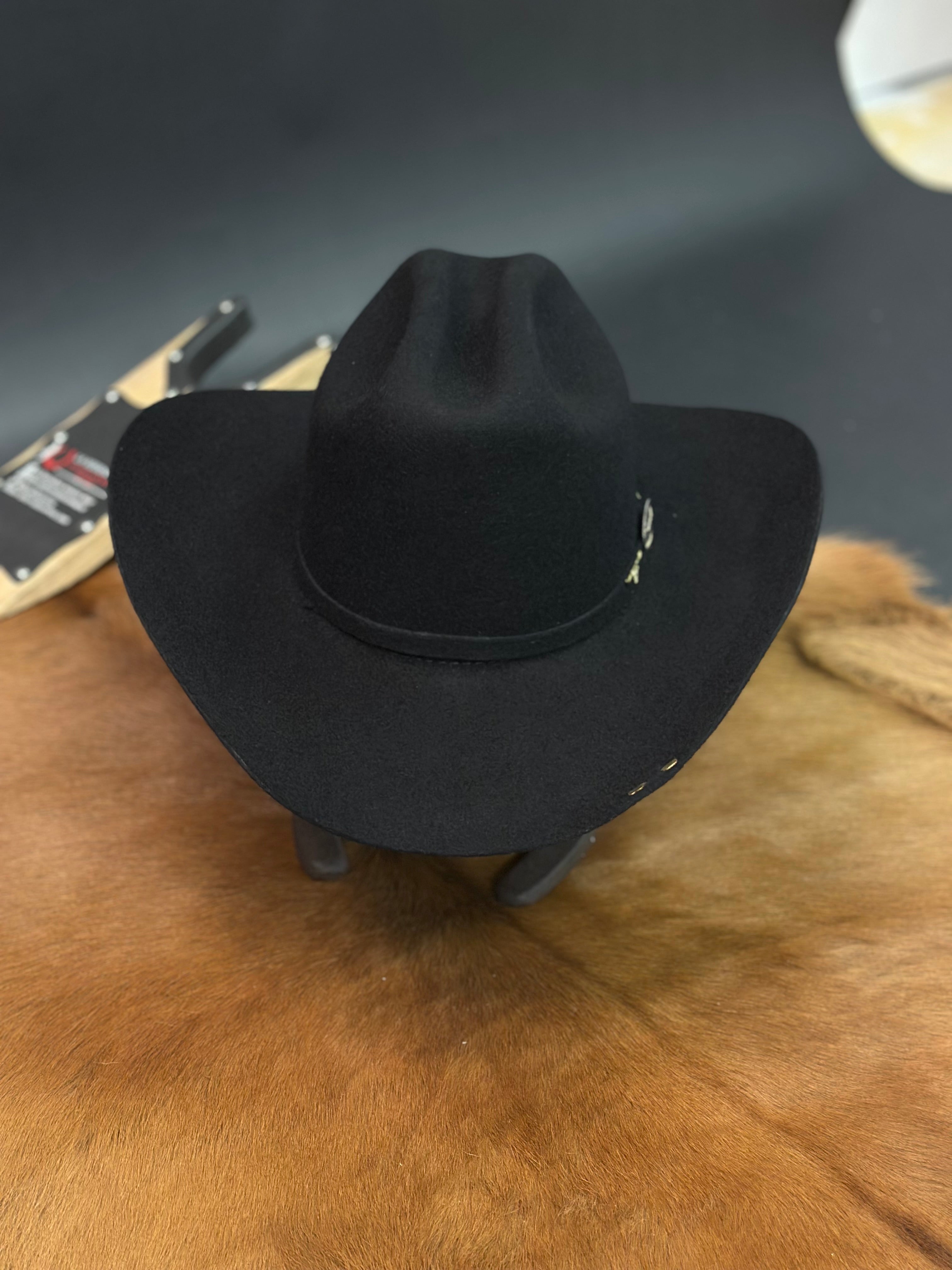 BULLHIDE 6X FELT HAT BLACK EL AVIONADO