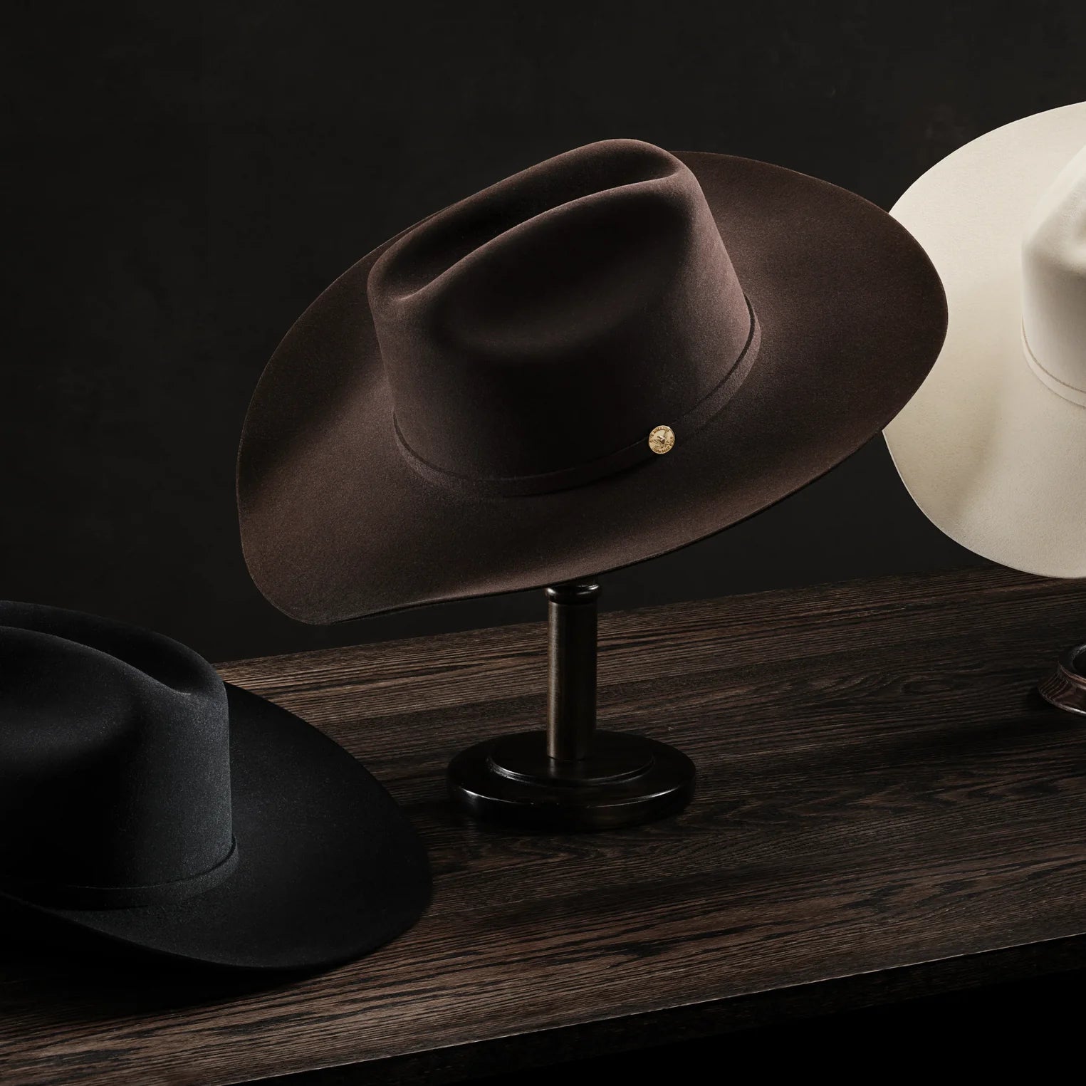 STETSON 100X GOLDEN EAGLE CHOCOLATE EDICIÓN ESPECIAL 160 ANIVERSARIO COPA CHICA