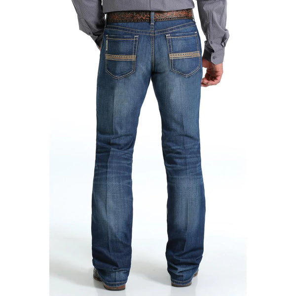 Cinch Jean Jesse Label Tiro medio, delgado y recto