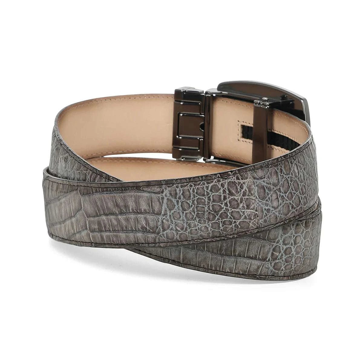 CUADRA GREY CAIMAN BELT FUSCUS STRAUSS GRIS -BC481 Laherradurawwnc.com