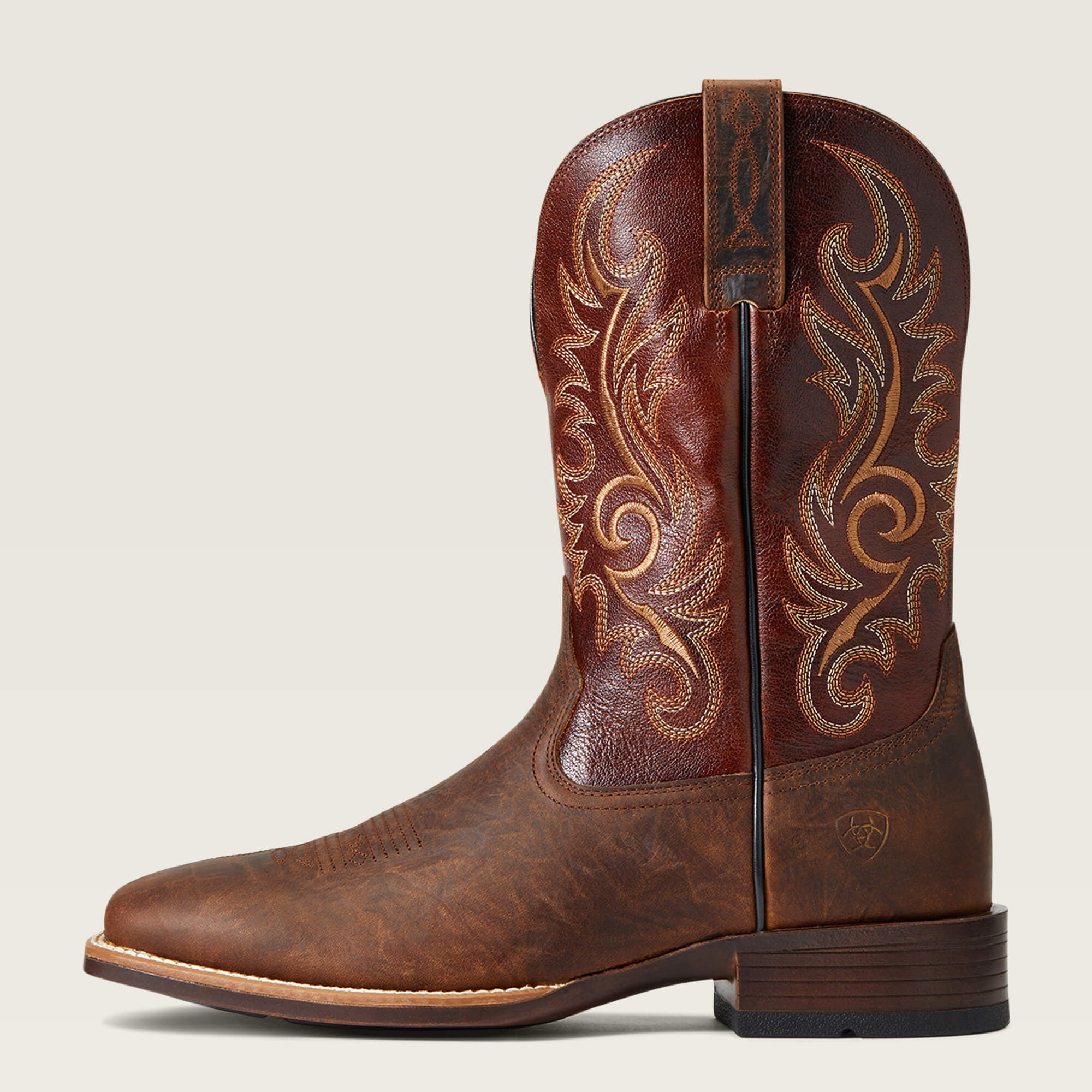 MENS ARIAT LASCO BAR TOP BROWN 0278