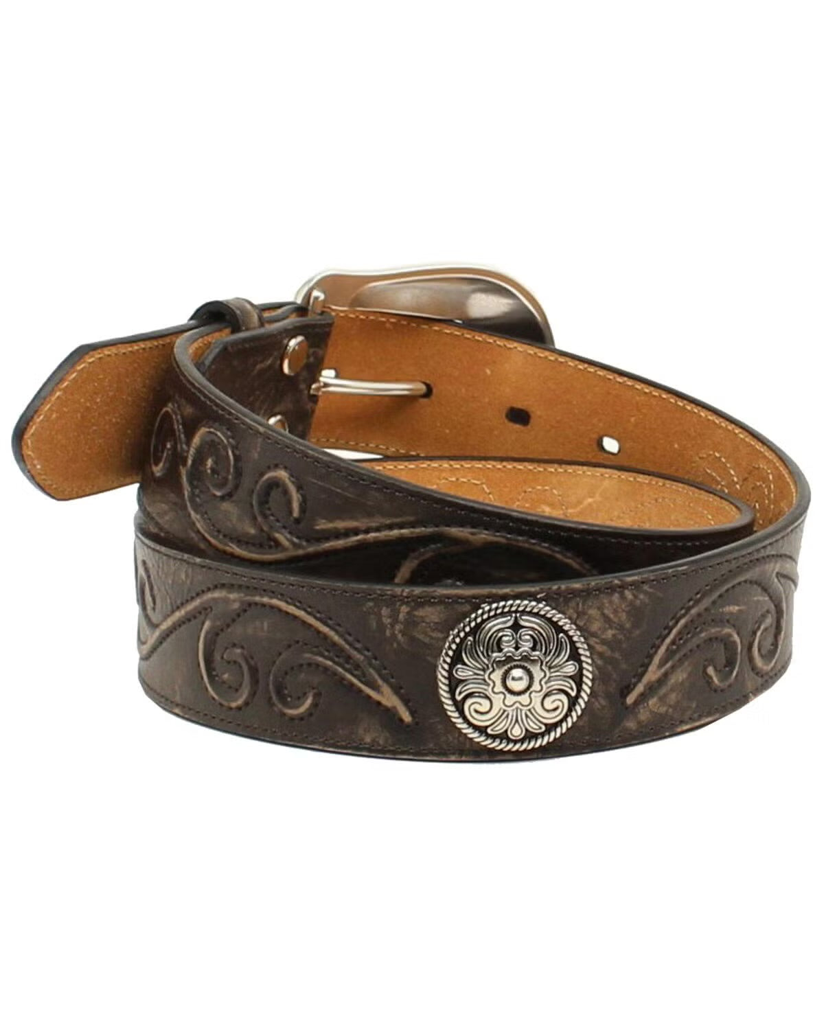 CINTURÓN MARRÓN OSCURO PARA MUJER NOCONA- N3499701