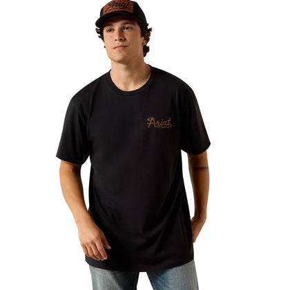 ARIAT HOMBRE CAMISETA COWMOOFLAGE MG NEGRA 10073419