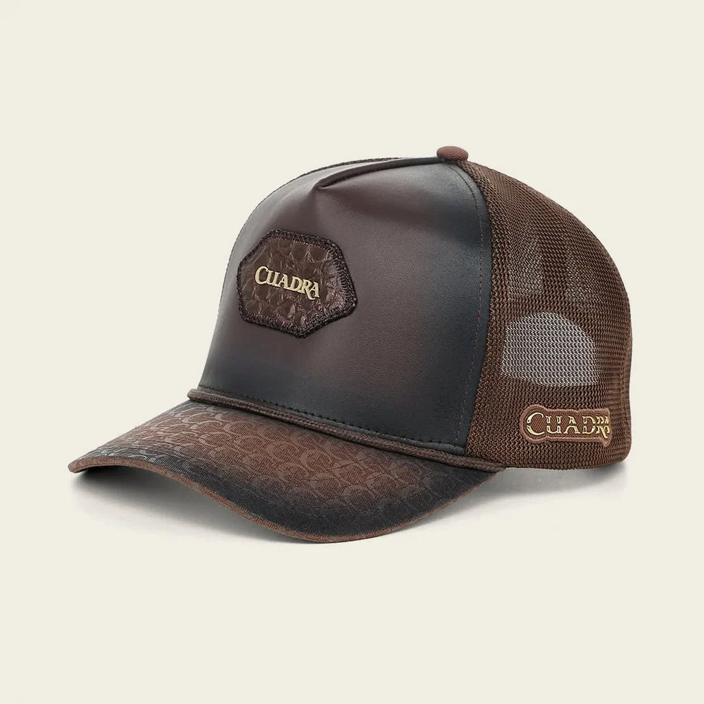 CAP CUADRA BROWN - ALLIGATOR PATCH CP005