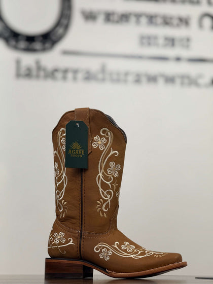 BOTA AGAVE MARIAN CRAZY CAFÉ CUERO PARA MUJER