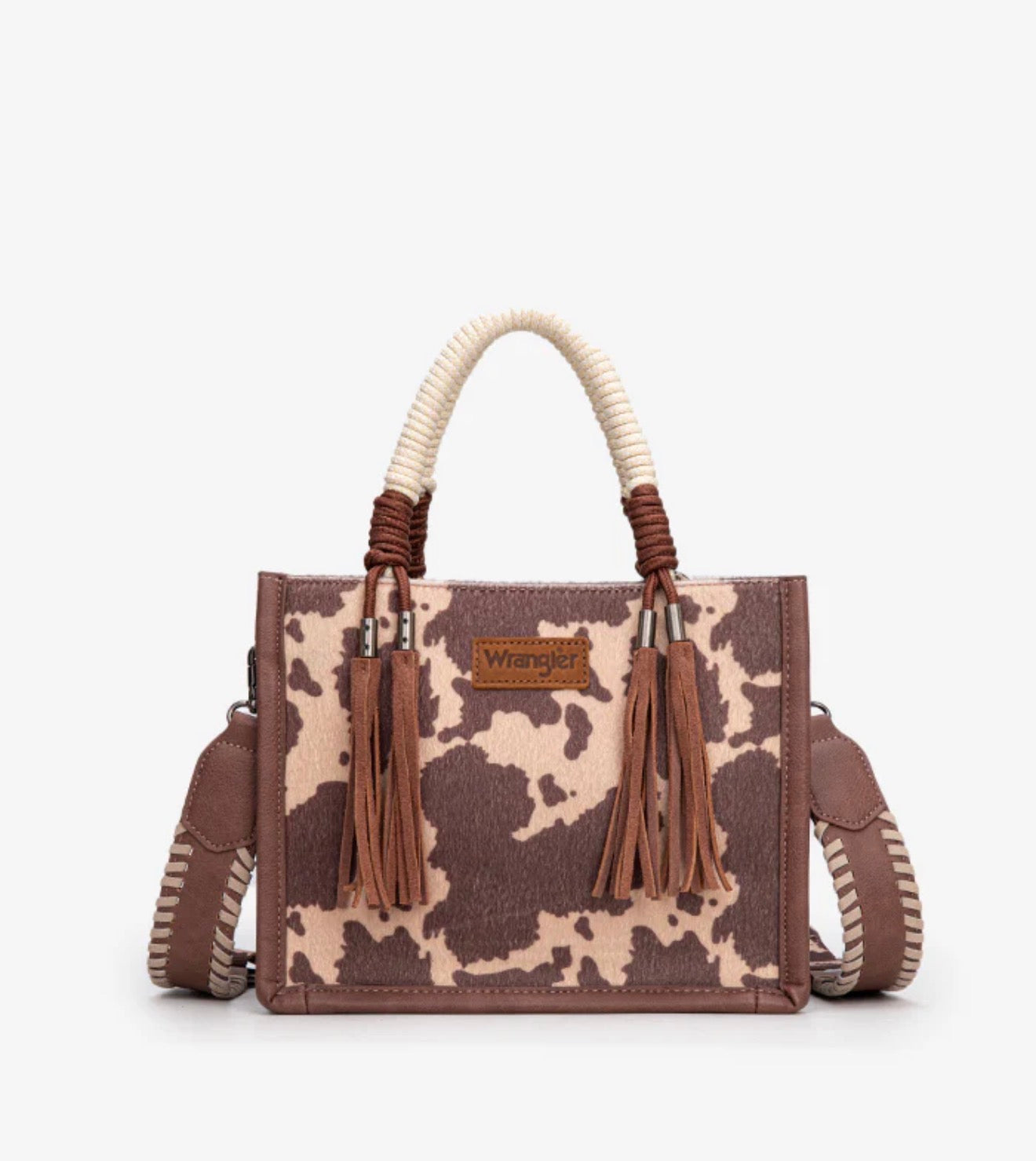 WRANGLER COWHIDE CROSS BODY LIGHT COFFEE 8120LCF