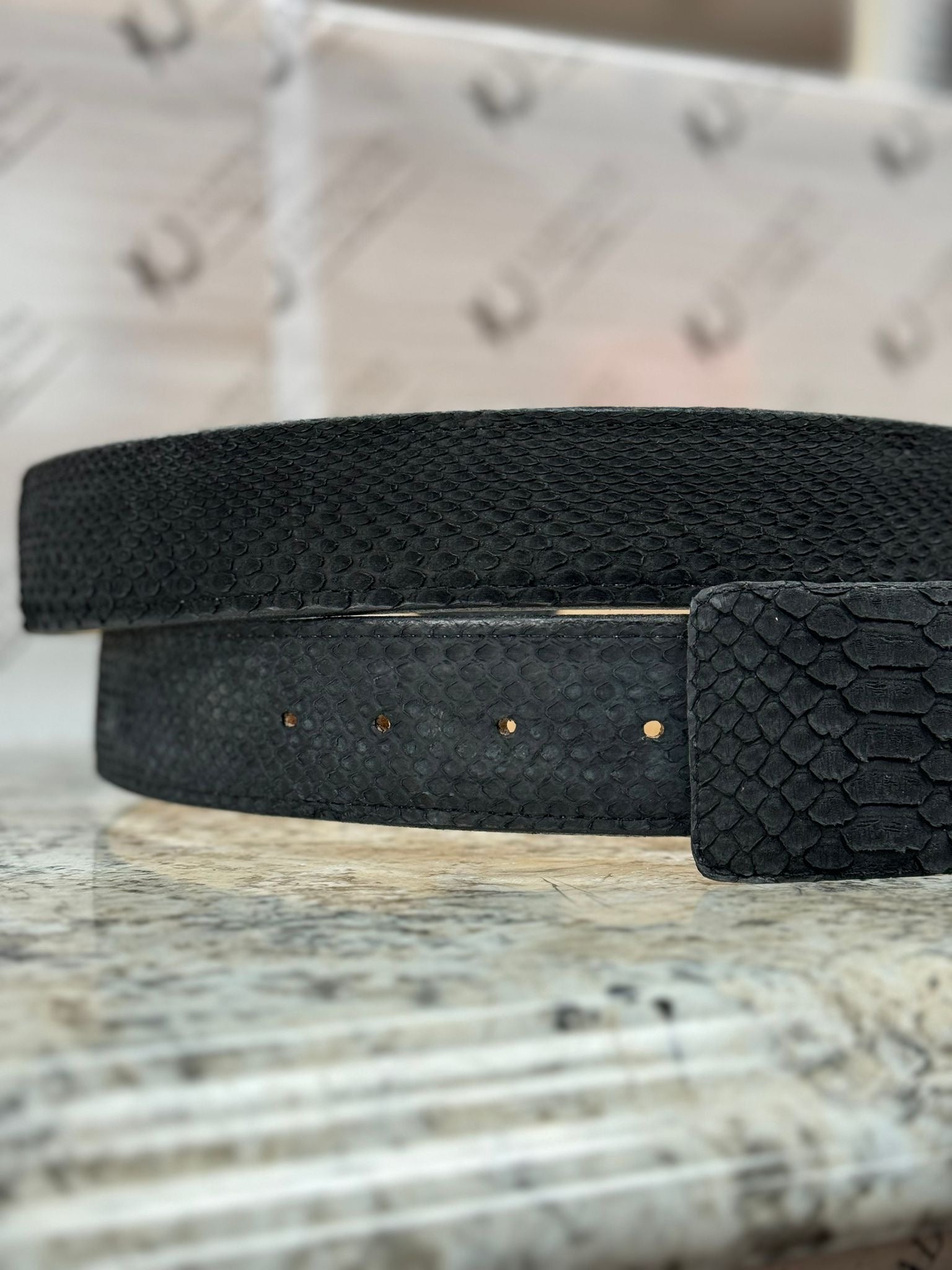 EXOTIC PYTHON BLACK BELT