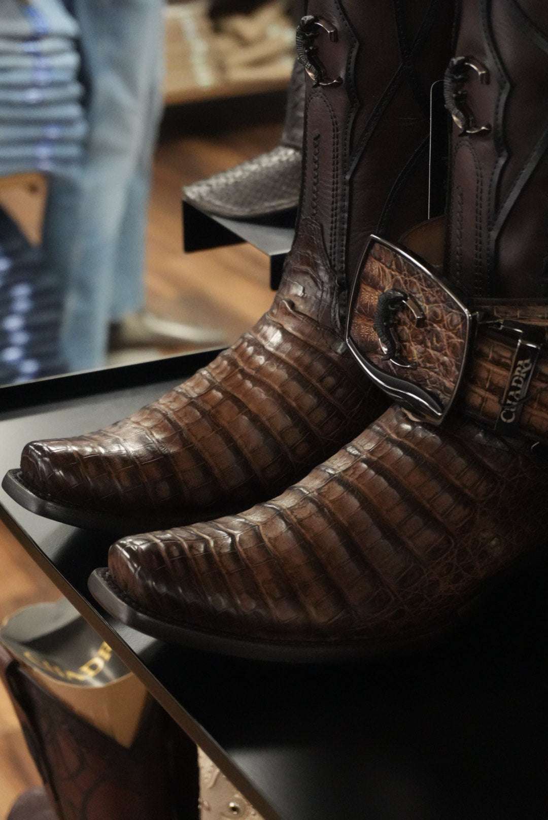 CUADRA MEN BOOTS FUSCUS LOMO BELLY STRAUSS CAFE NARROW SQ TOE