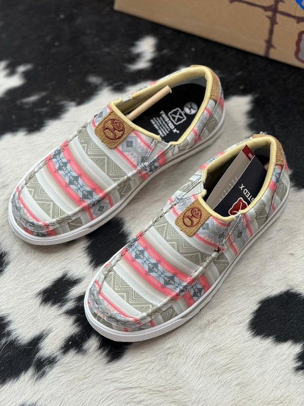 ZAPATOS TWISTED X HOOEY SLIP ON LOPER PINK MULTI