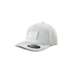 ARIAT CAP SNAP BACK RUBBER FLAG PATCH GREY