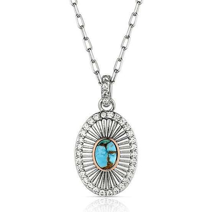 COLLAR MONTANA SILVERSMITH TURQUESA RAYOS DE SOL