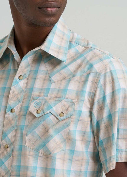 Wrangler Men’s Retro Short Sleeve Shirt Modern Fit - 112378930