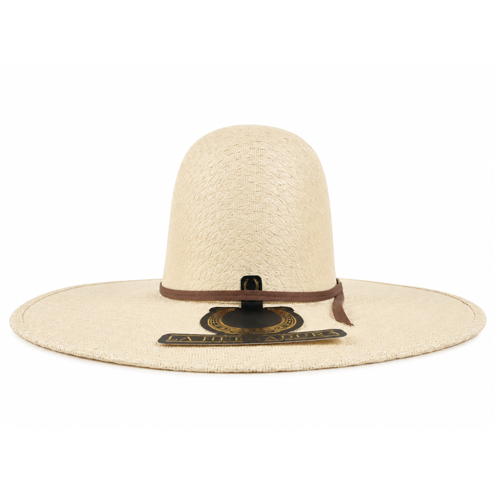 HERRADURA STRAW HAT 100X TELAR PIRAMIDE OPEN CROWN