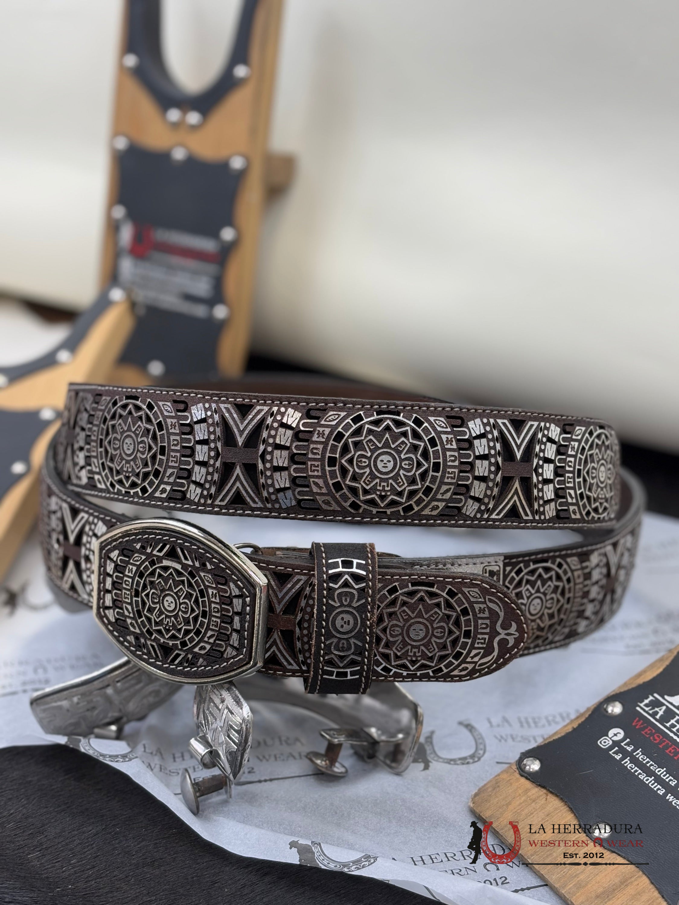 2 Inc Belt Silver Cinturones Hombres