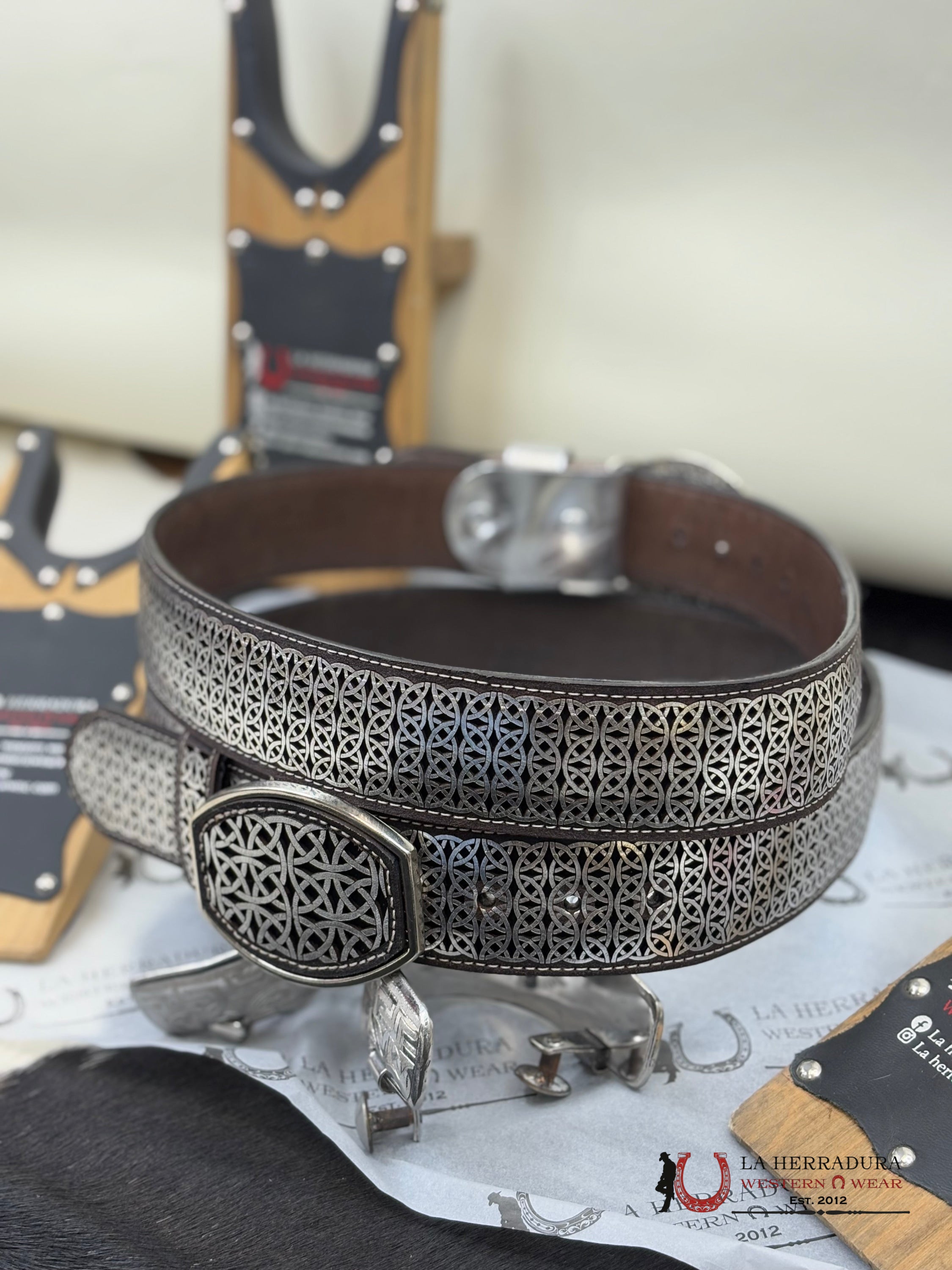 2 Inc Belt Silver Cinturones Hombres