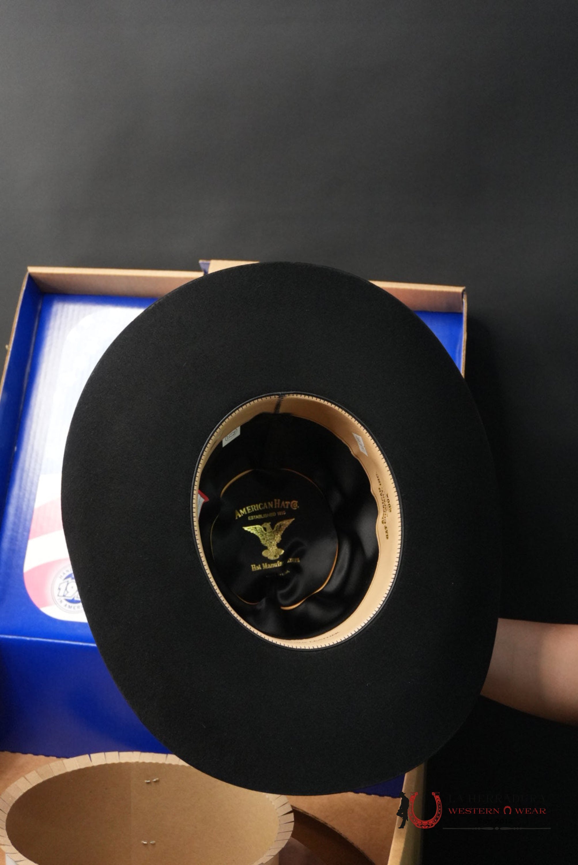 200X American Felt Hat Black TEJANA