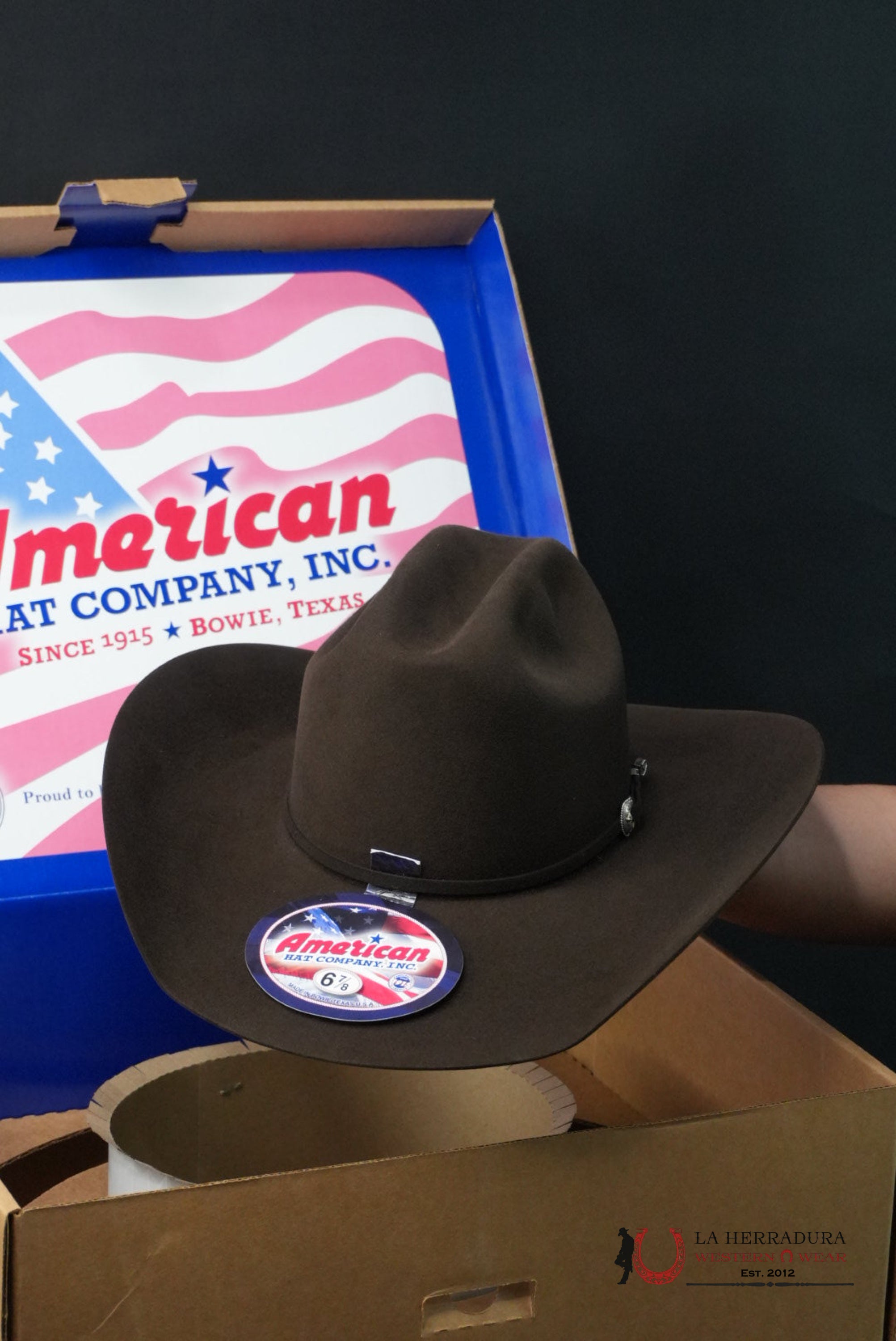 200X American Felt Hat Chocolate TEJANA