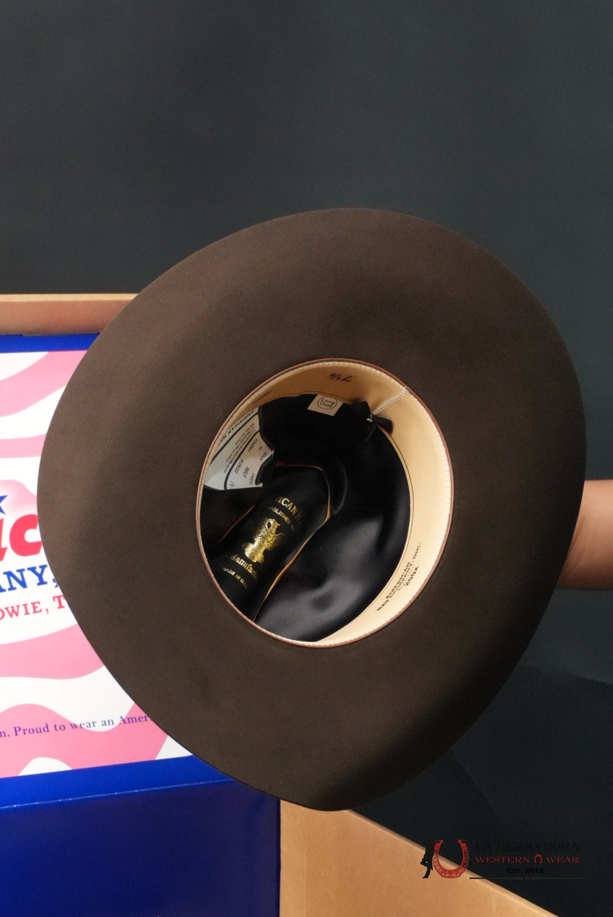 200X American Felt Hat Chocolate TEJANA