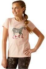 CAMISETA ARIAT PARA NIÑAS - ROSA SHIELD 10048554