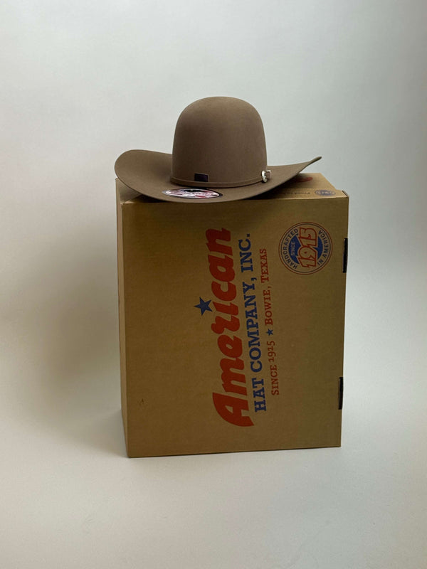 7X American Felt Hat Tuscan Open Crown