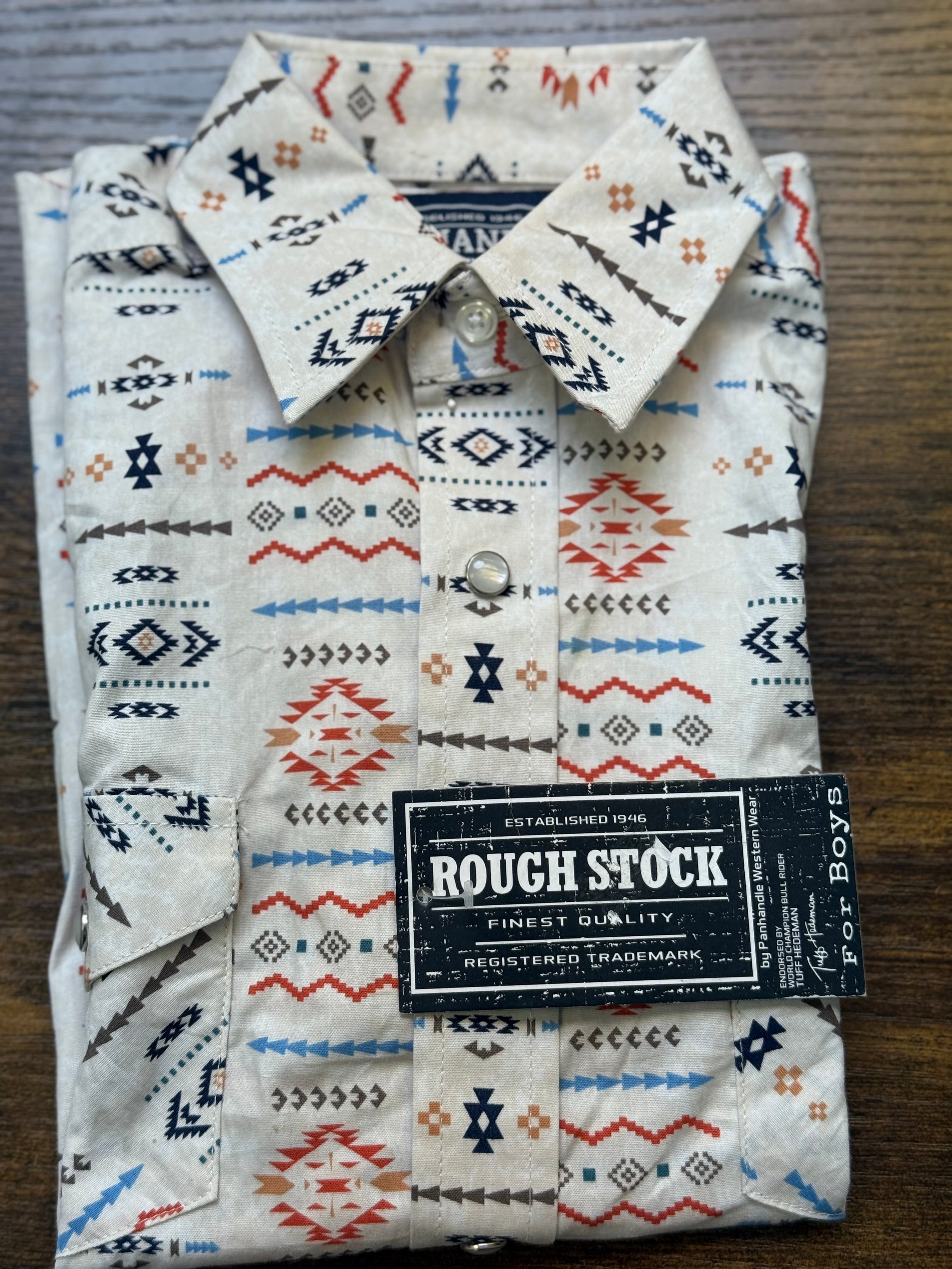 PANHANDLE KIDS SHIRT LONG SLEEVE ORANGE RSBSOSRZDL