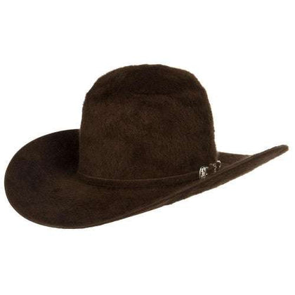 RODEO KING 10x GRIZZLY CHOCOLATE CORONA ABIERTA FIELTRO