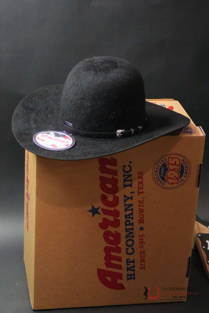 20X American Felt Hat Grizzly Black