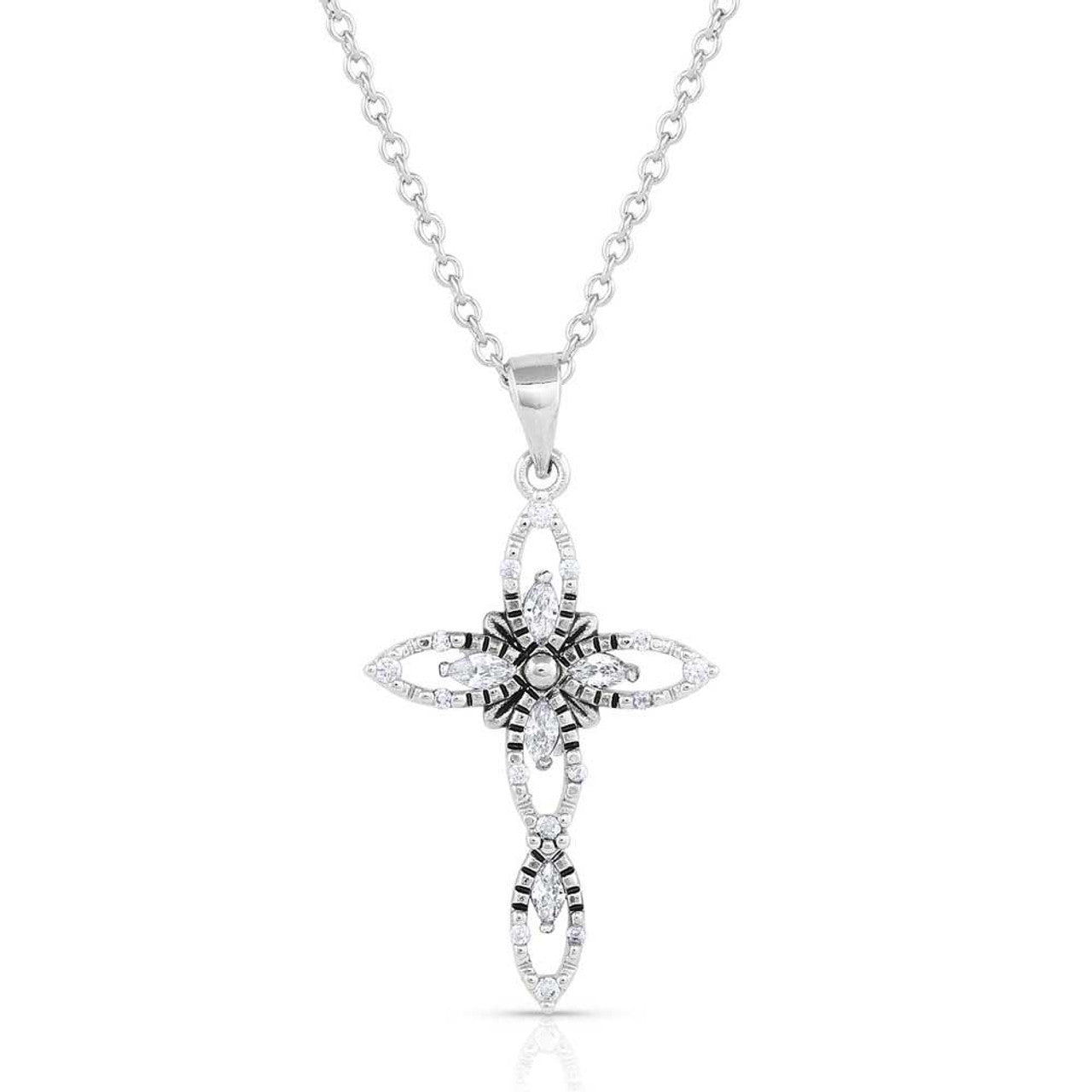 Montana Silversmiths StarofWonderCZ cross