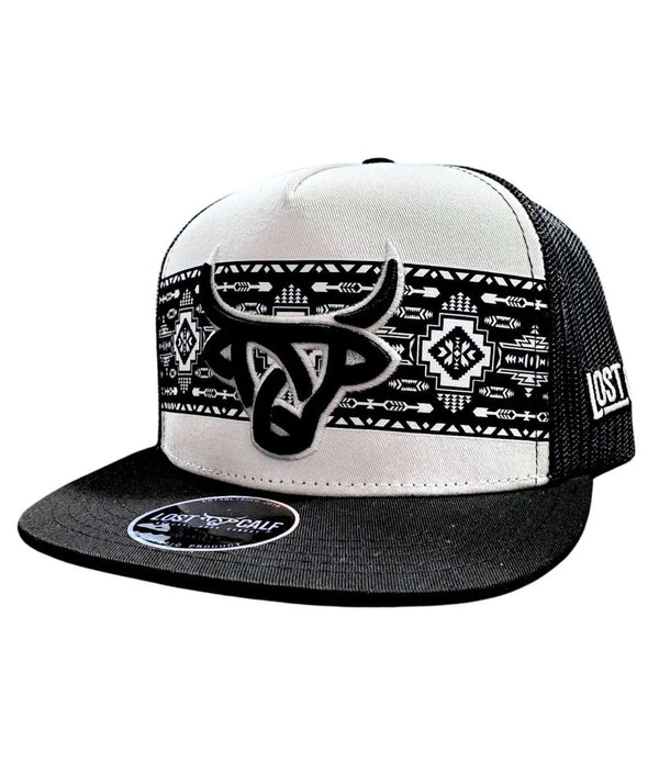 LOST CALF SHIMA WHITE/BLACK