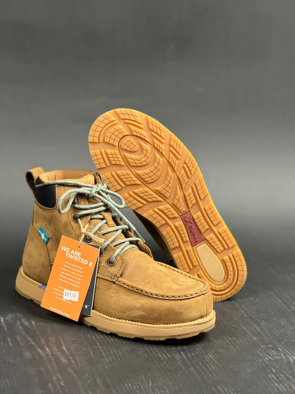 TWISTED X LION TAN SHORT WORK BOOT