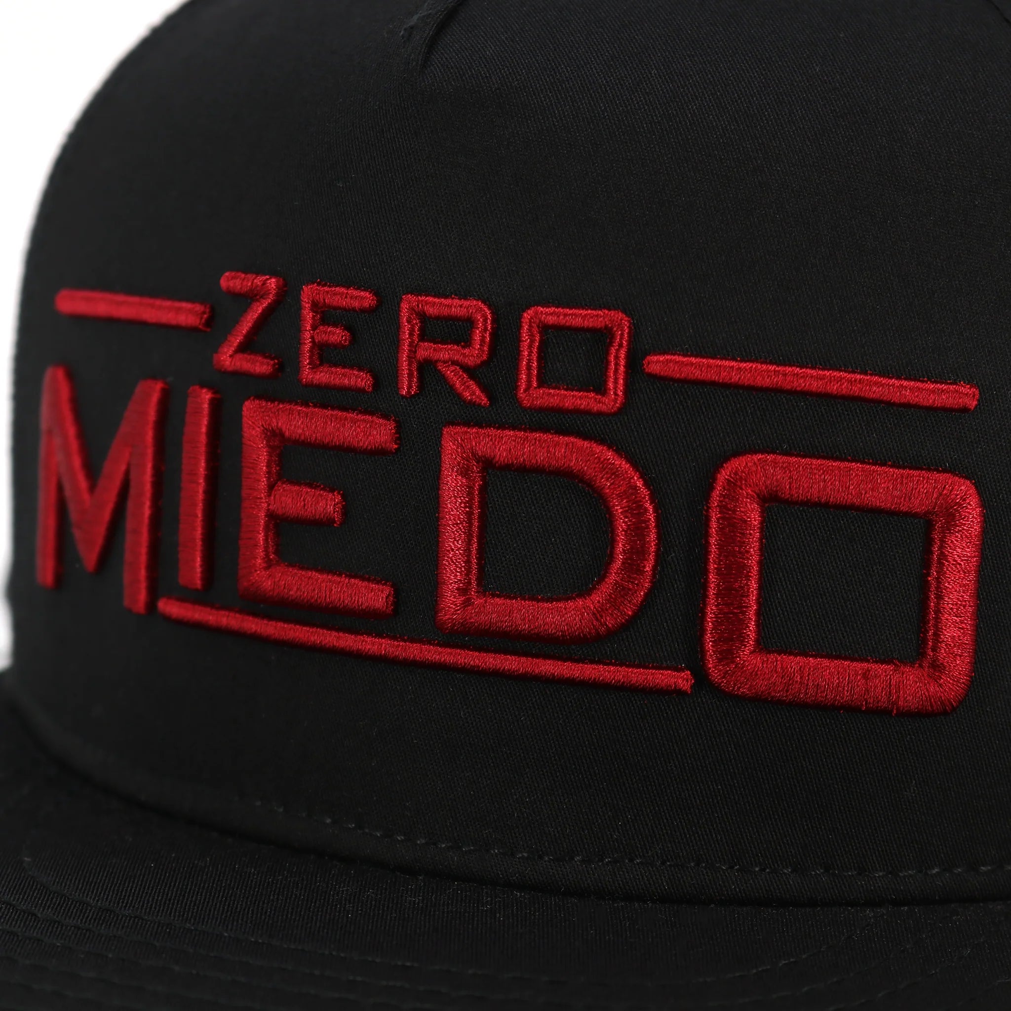 EL VIEJON ZERO MIEDO BLACK FLAT VISOR HAT