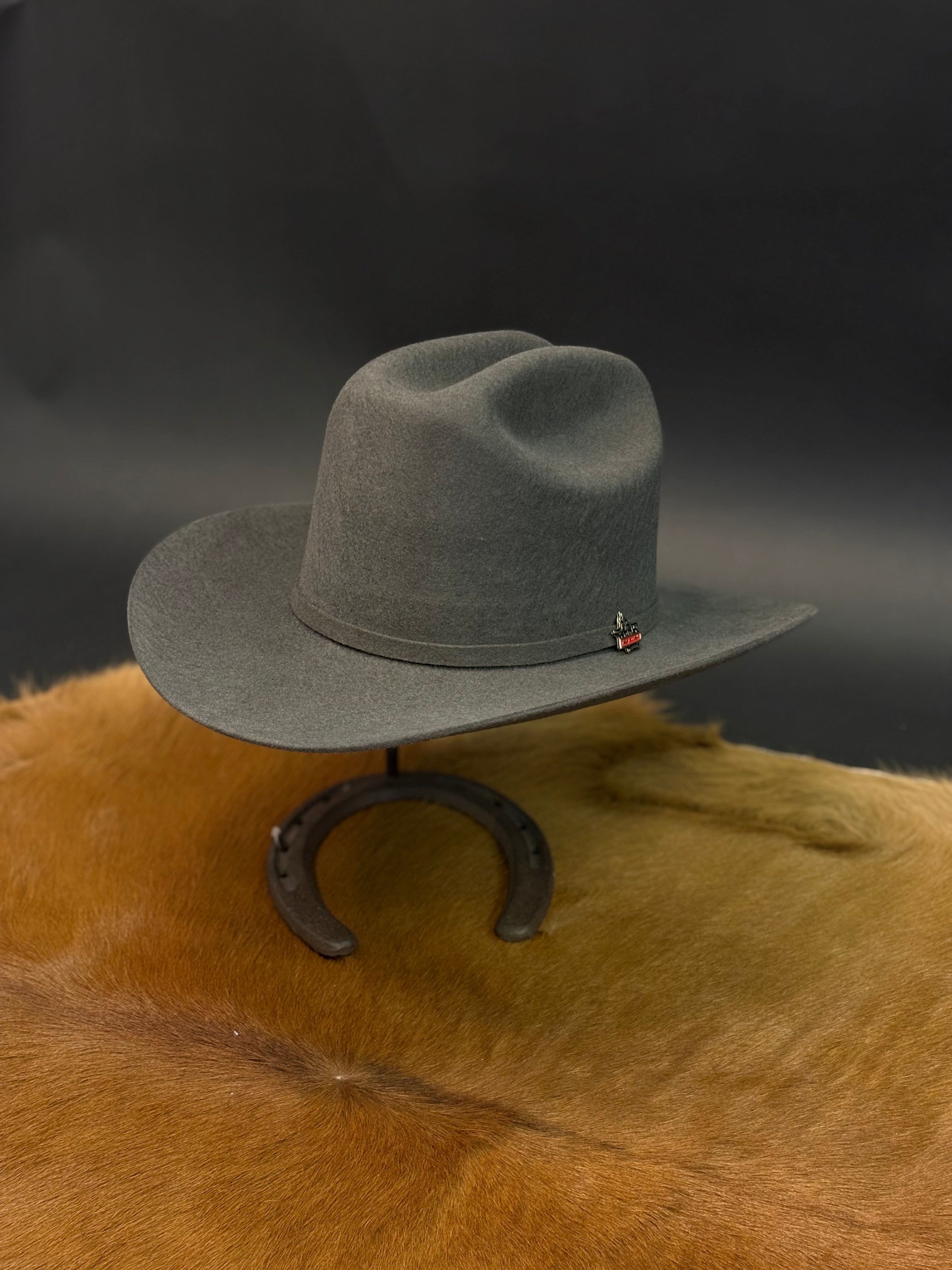 RDR KID CHARCOAL ESTILO SINALOA COPA ALTA FELT HAT