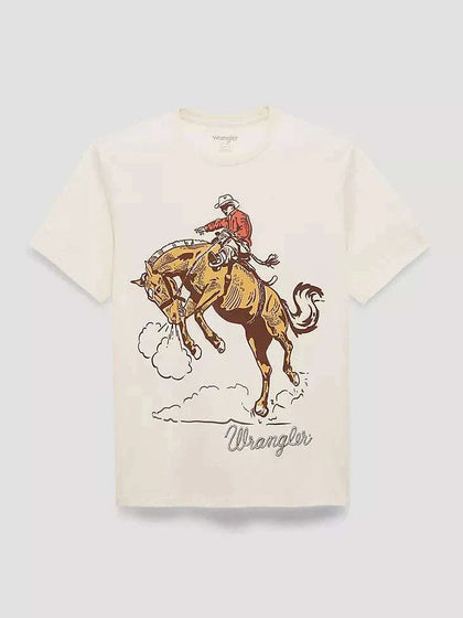 MEN'S WRANGLER GOLDEN BRONC DUAL GRAPHIC T-SHIRT 112375759